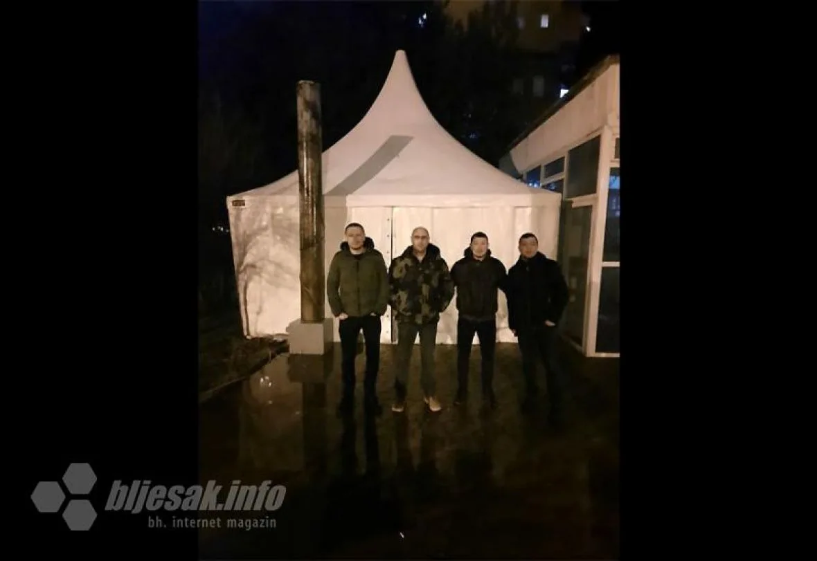 Šator ispred Vlade HNK, sindikat zdravstva poručio: Idemo još jače!
