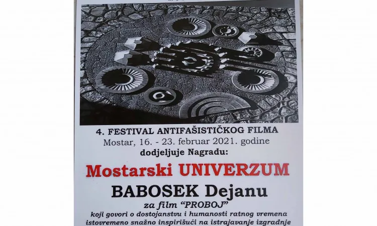 ‘Mostarski univerzum’ Dejanu Baboseku za film ‘Proboj’