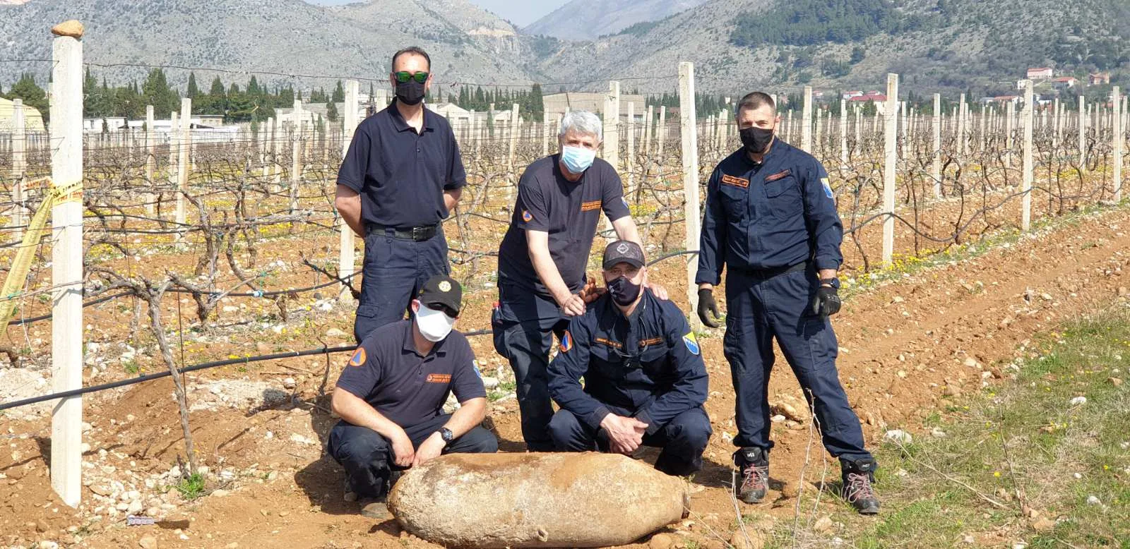 Timovi za UES FUCZ uspješno uklonili i uništili neeksplodiranu avionsku bombu pronađenu u mostarskom naselju Rodoč