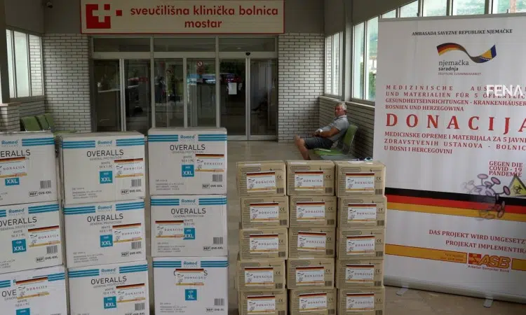 SKB-u Mostar donirana zaštitna oprema vrijedna gotovo 22 hiljade KM (VIDEO)