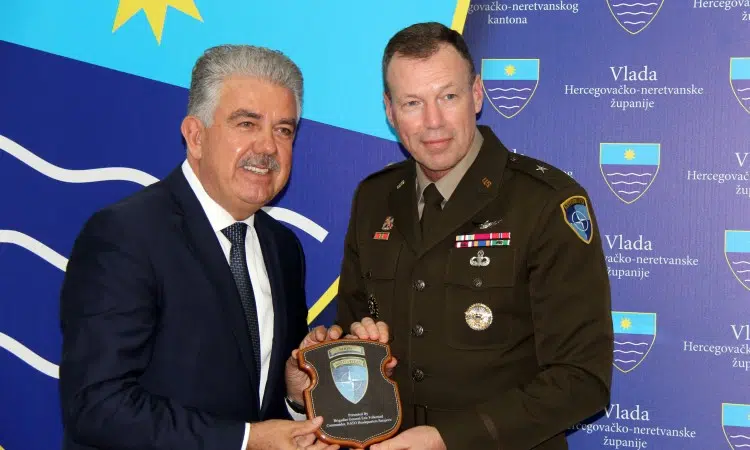 Herceg se susreo sa zapovjednikom NATO stožera u BiH