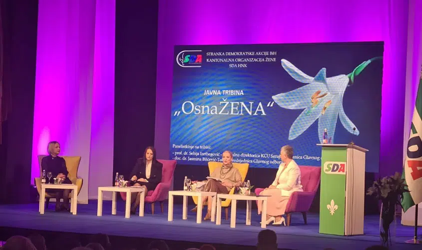 FOTO: Sebija Izetbegović u Mostaru: Žene moraju biti vidljivije, a društvo otvorenije za njihov angažman