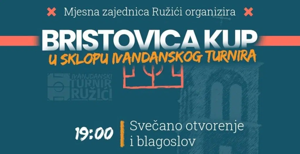 U nedjelju u Ružićima počinje prvo izdanje “Bristovica Kup”