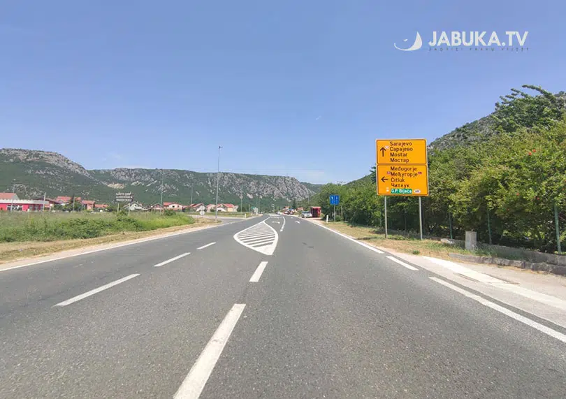 Počela obustava prometa na cesti Mostar-Čapljina