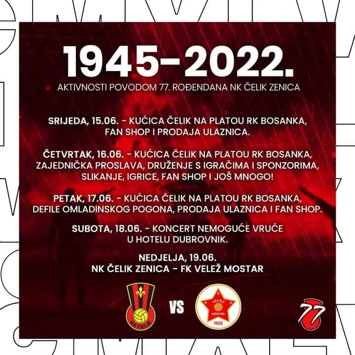 Čelik za rođendan protiv Veleža, Mahmutović se oprašta