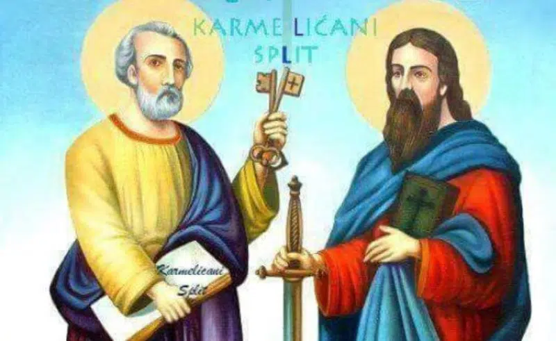 SVETKOVINA je svetih apostola Petra i Pavla, u duvanjskom kraju poznatija kao Petrovdan, svečano se slavi u Mesihovini, Župa Seonica
