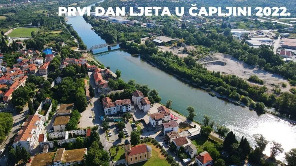 VIDEO | Prvi dan ljeta u Čapljini – pogled na naš sunčani grad iz zraka