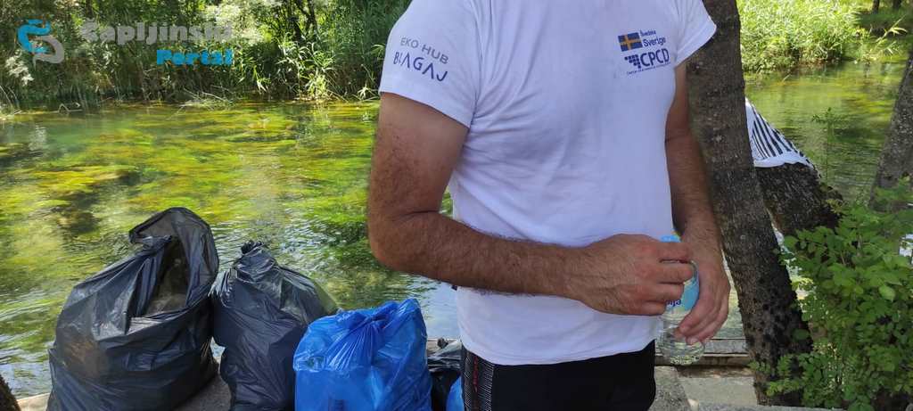 FOTO | Očišćena rijeka Trebižat: Na 13 kilometara prikupljeno 12 vreća otpada