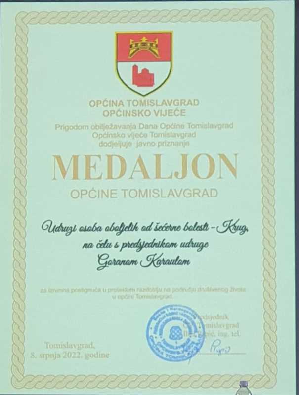 foto: održana svečana sjednica općine tomislavgrad, dodijeljena javna priznanja-medaljoni općine