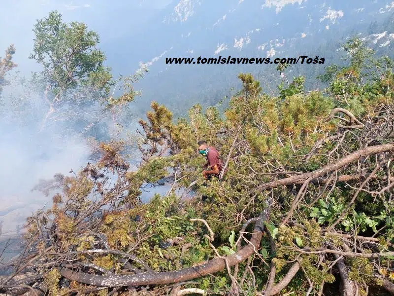 FOTO/VIDEO: Već sedmi dan vatrena stihija vlada na Čvrsnici, na Blidinju, pogledajte kakvo je stanje danas!