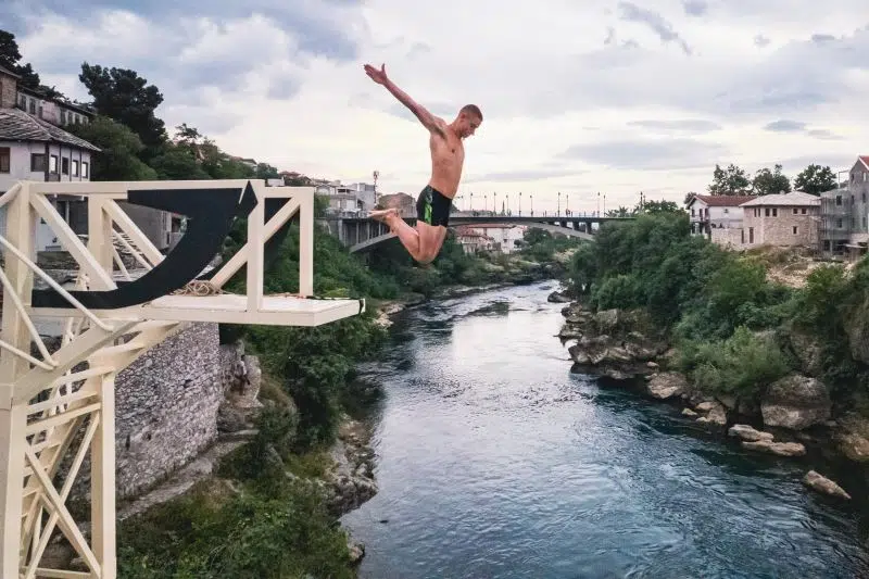 MOSTAR DOMAĆIN MEĐUNARODNOG CLIFF DIVING TRENING KAMPA