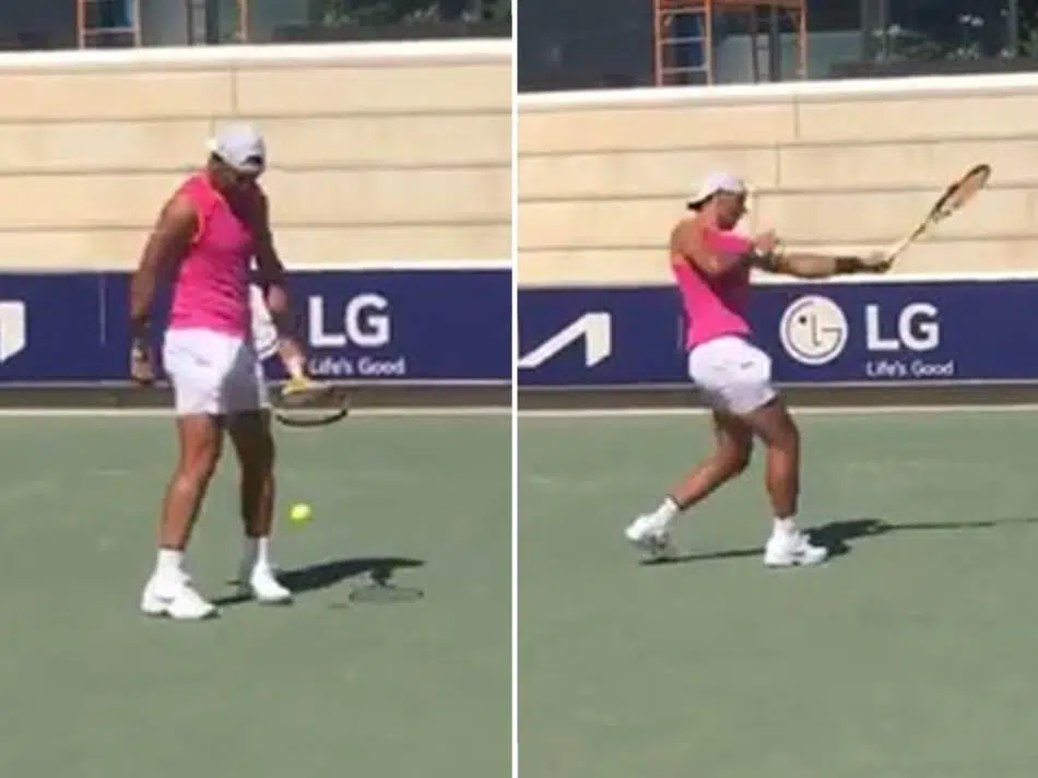 (VIDEO) Sada je spreman za tenis: Nadal se čudesno oporavio nakon povlačenja sa Wimbledona, procurio snimak sa treninga