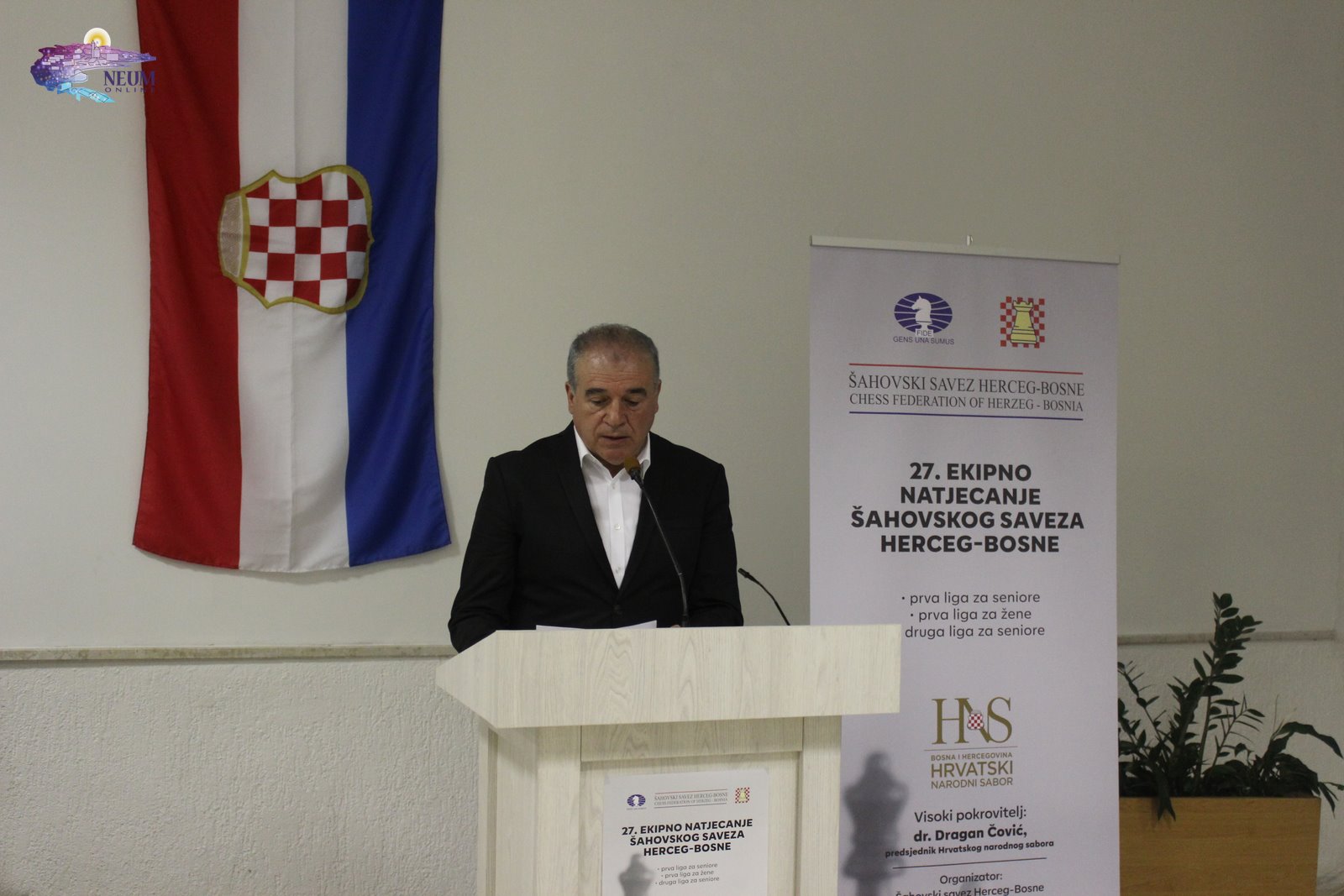 FOTO | U Neumu otvoreno 27. Ekipno natjecanje šahovskog saveza Herceg-Bosne