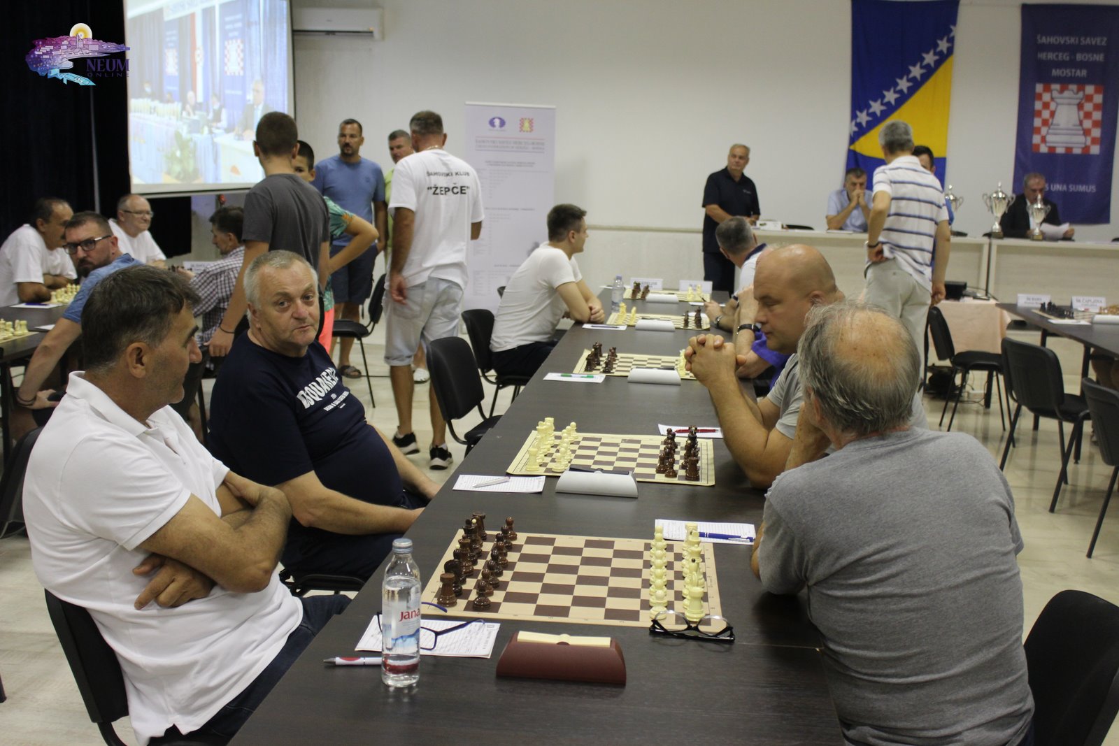 foto | u neumu otvoreno 27. ekipno natjecanje šahovskog saveza herceg-bosne
