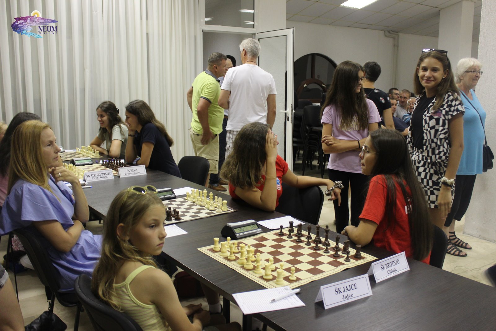foto | u neumu otvoreno 27. ekipno natjecanje šahovskog saveza herceg-bosne