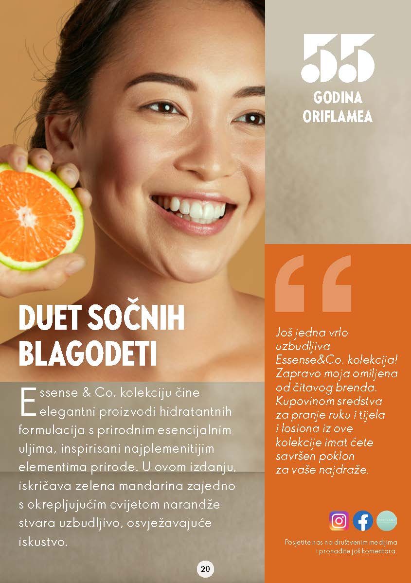 ORIFLAME katalog BIH AVGUST 2022 ekatalozi.com super snizenje do 13.9.2022. Page 020