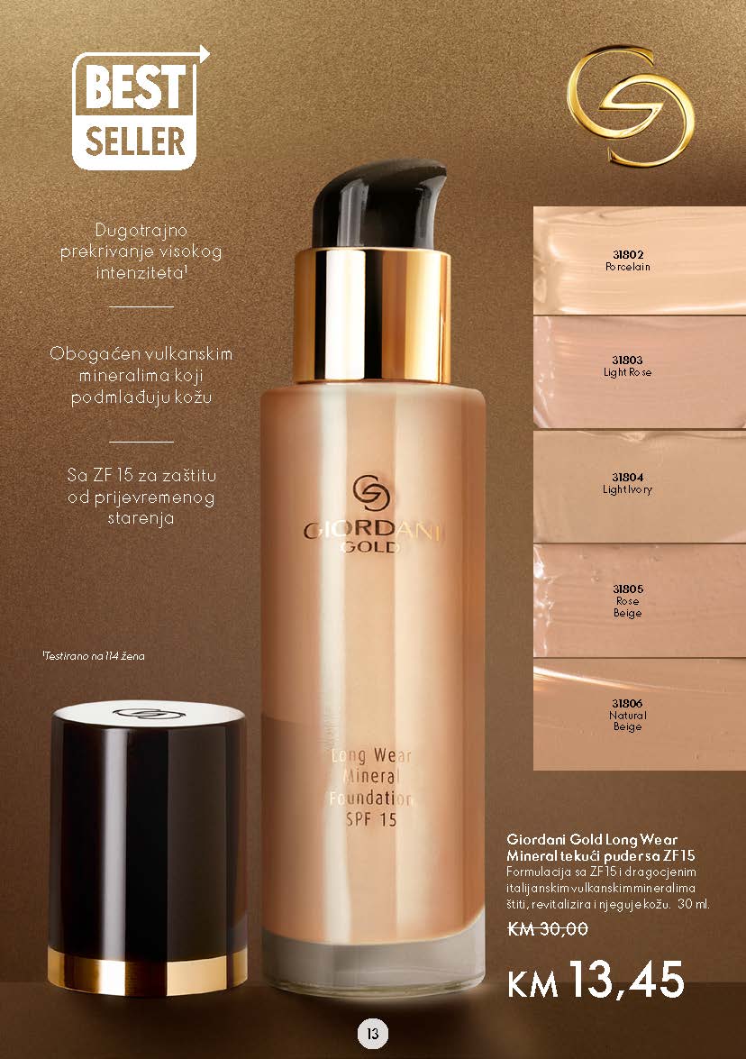 ORIFLAME katalog BIH AVGUST 2022 ekatalozi.com super snizenje do 13.9.2022. Page 013