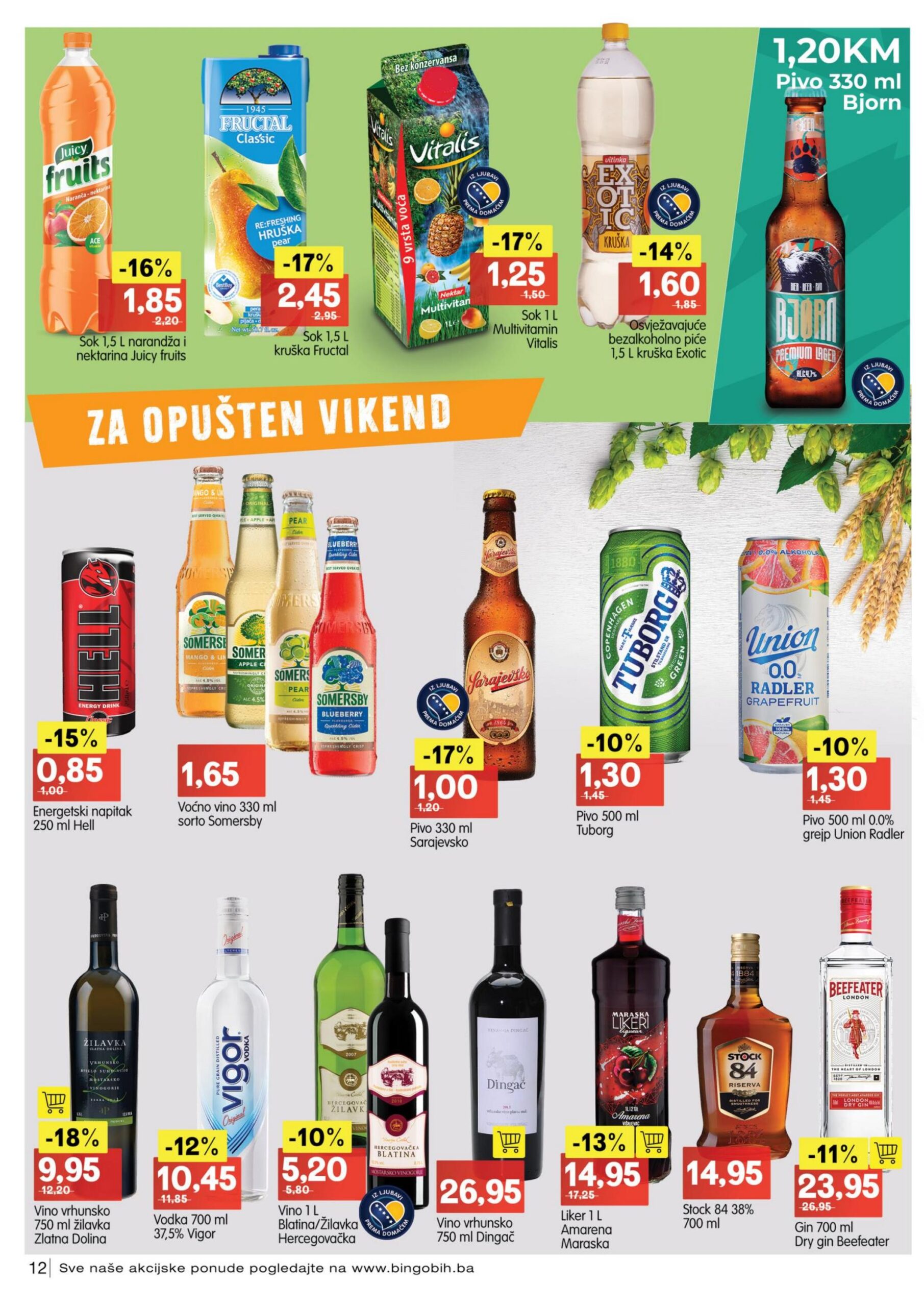 BINGO kataloska akcija AVGUST i SEPTEMBAR 2022 ekatalozi.com NOVI katalog od 30.8. do 11.9.2022 12 BINGO kataloska akcija AVGUST i SEPTEMBAR 2022 ekatalozi.com NOVI katalog od 30.8. do 11.9.2022 12