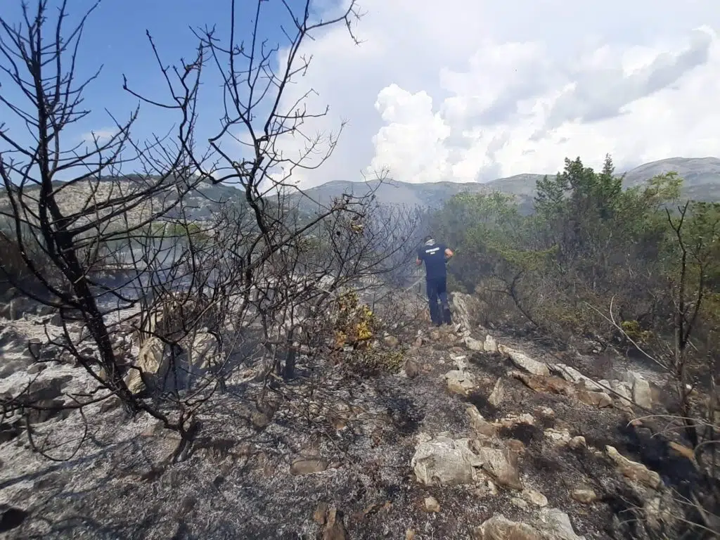 Brzom intervencijom neumski vatrogasci sanirali dva požara