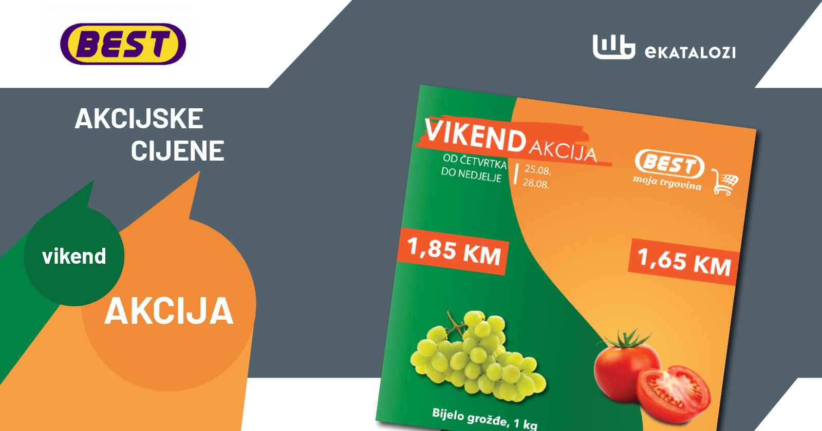 BEST vikend akcija AVGUST 2022 super snizenje od 25.8. do 28.8
