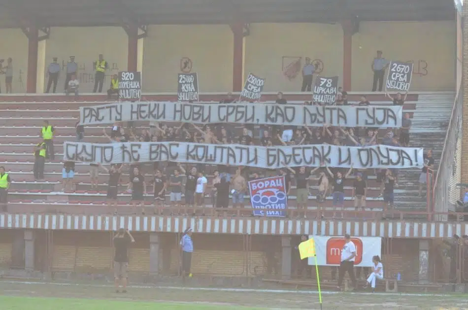 Borac kažnjen zbog skandaloznog ponašanja navijača na utakmici protiv Igmana, sankcionisana će biti i službena lica