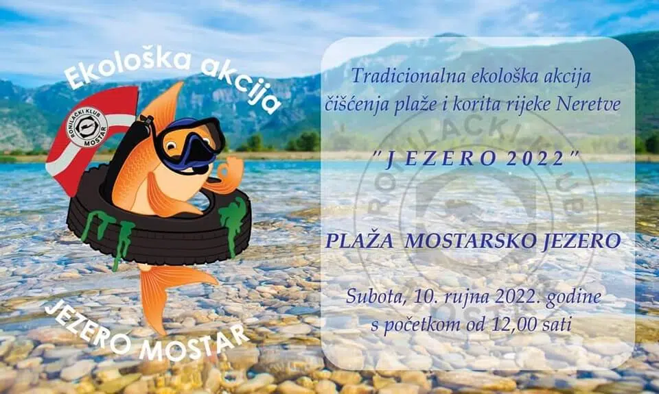 Čistit će se Mostarsko jezero, zaronit će i gradonačelnik Kordić
