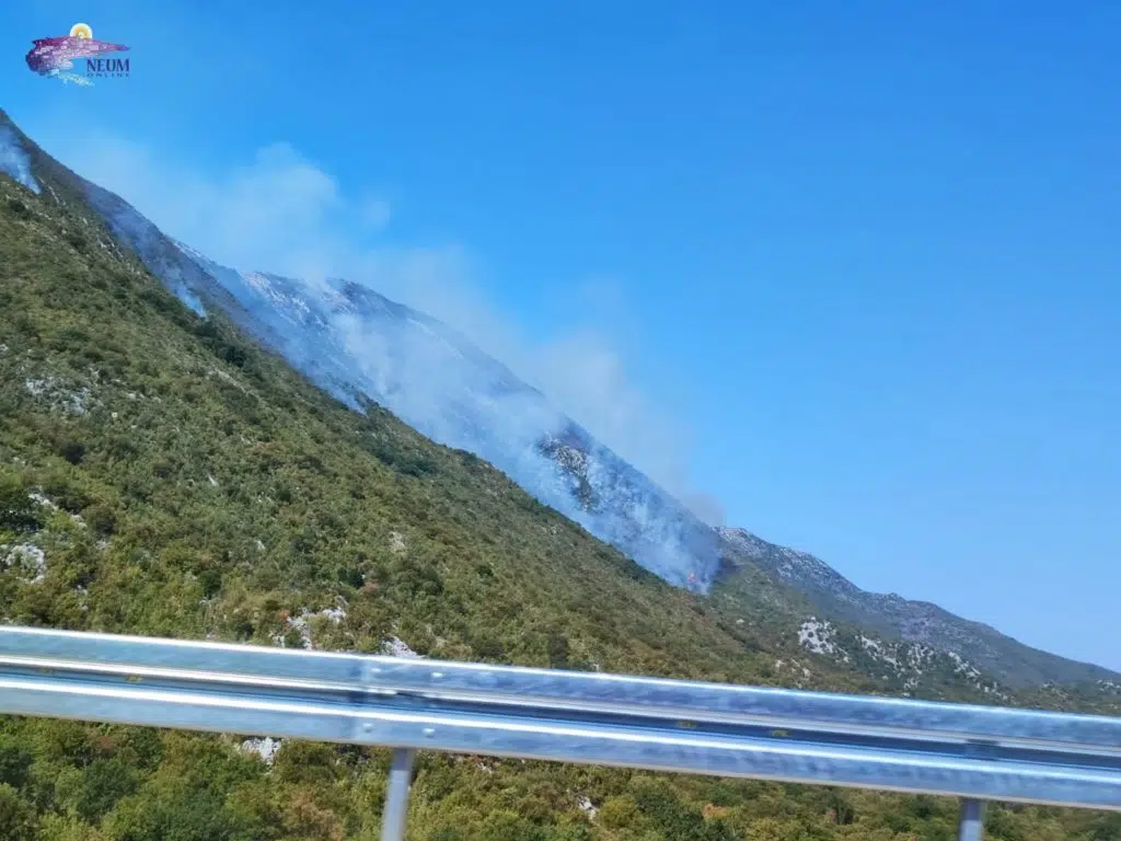 Požar ispod Žabe jutros pod kontrolom, spriječeno širenje prema selima