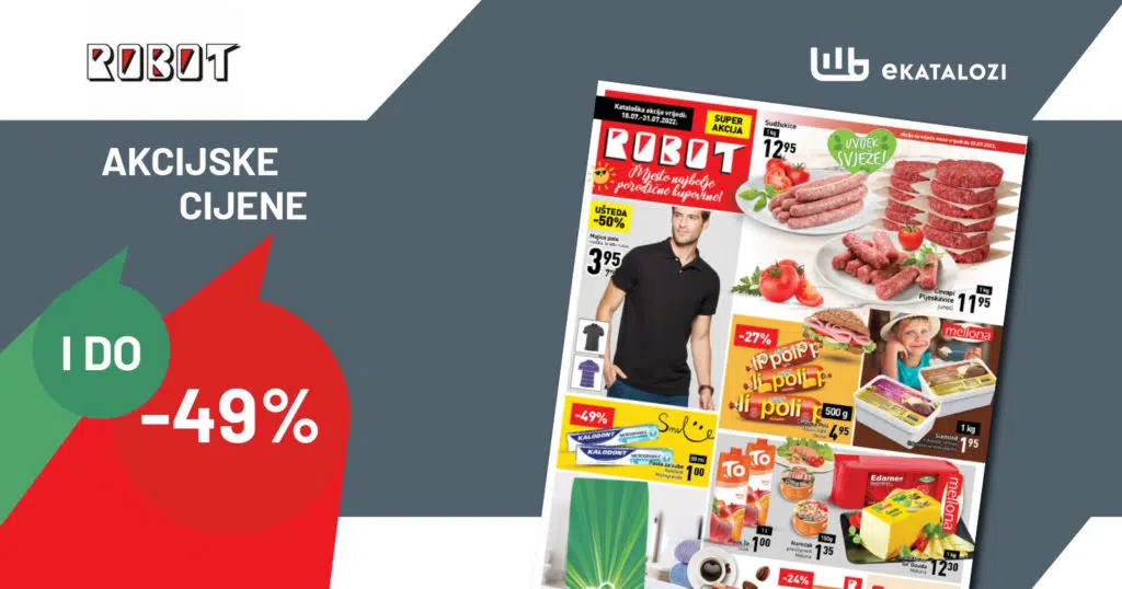 ROBOT Katalog ▷【NOVO SNIŽENJE do 49%】 JUL 2022 NOVA AKCIJA od 19.7. do 31.7.2022.