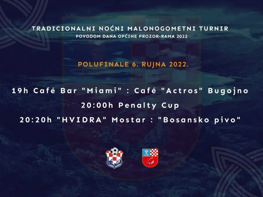 Druge četvrtfinalne večeri tradicionalnog turnira u Prozoru slavile ekipe “HVIDRA” Mostar i “Bosansko pivo”