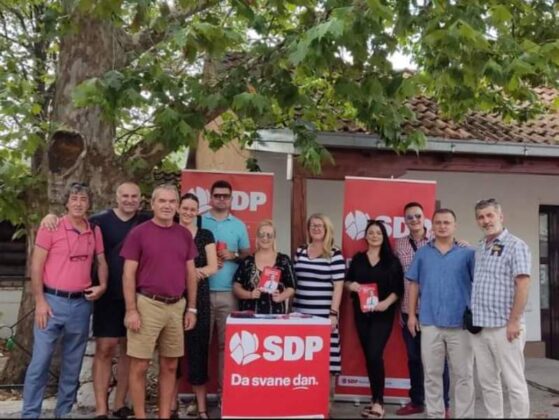 SDP-ovi kandidati družili se s građanima Blagaja