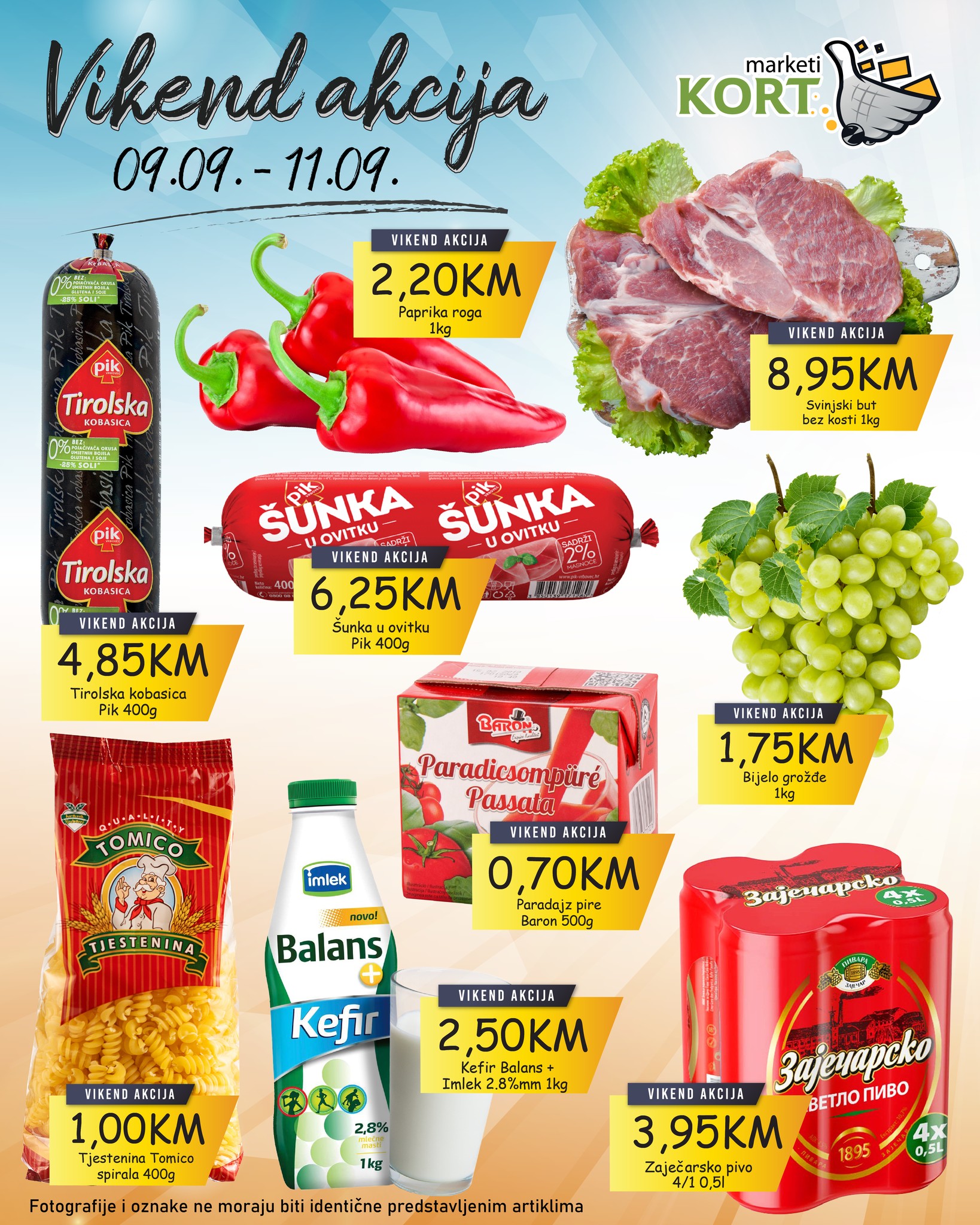 KORT vikend akcija SEPTEMBAR 2022 ekatalozi.com super vikend od 9.9. do 11.9.2022 2