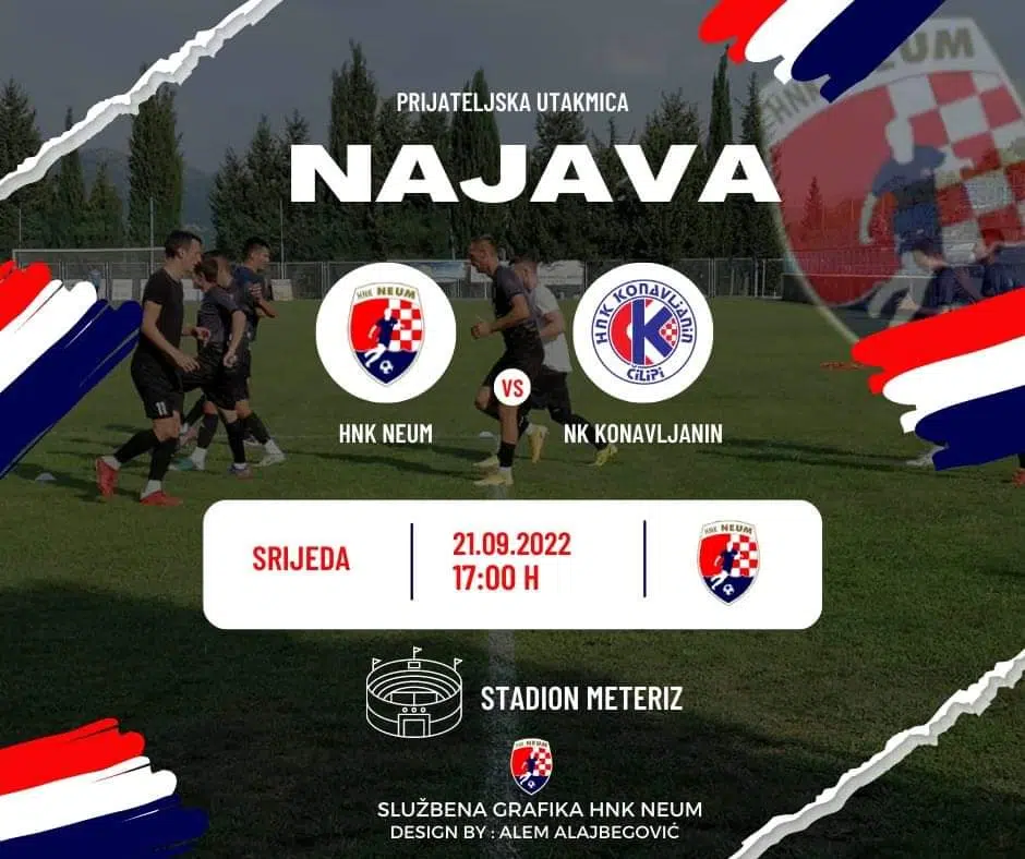 NAJAVA | HNK Neum danas dočekuje NK Konavljanin