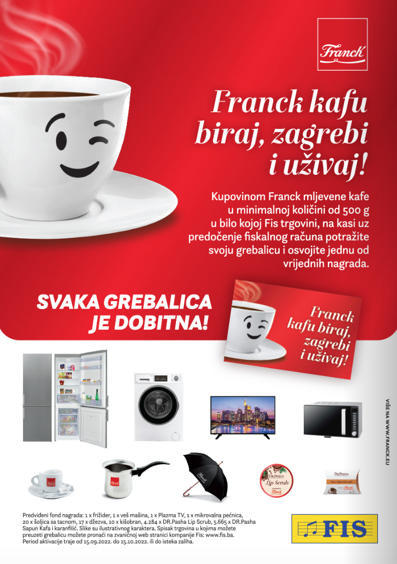 FIS katalog prehrane i hemije SEPTEMBAR ekasuper akcija do 29.9.2022 16 FIS katalog prehrane i hemije SEPTEMBAR ekasuper akcija do 29.9.2022 16