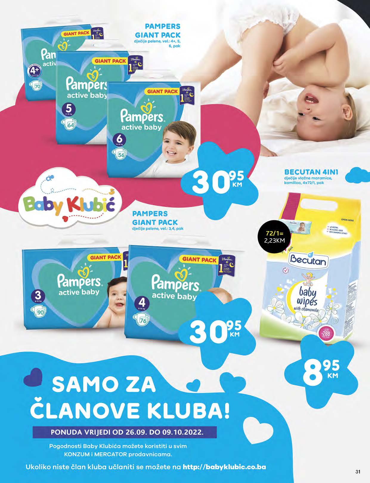 MERCATOR redovni katalog SEPTEMBAR i OKTOBAR 2022 nova akcija od 26.9. do 9.10.2022. Page 31