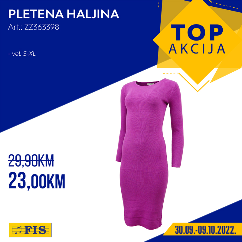 FIS TOP akcija SNIZENE CIJENE od 30.9. do 9.10.2022 12