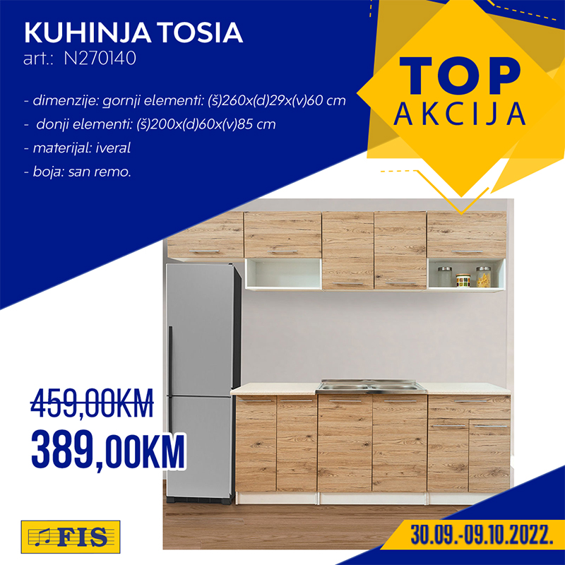 FIS TOP akcija SNIZENE CIJENE od 30.9. do 9.10.2022 10