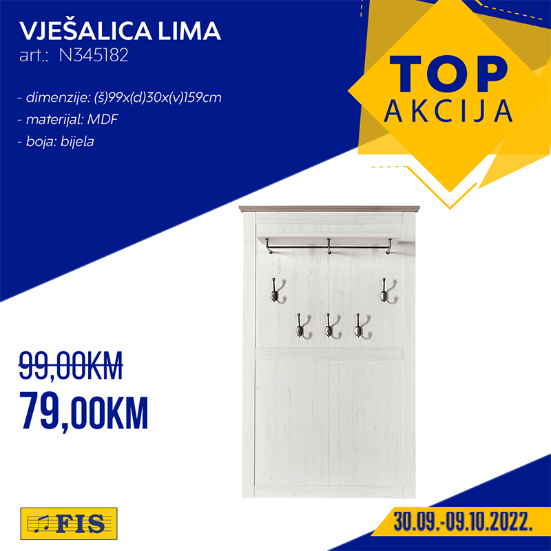 FIS TOP akcija SNIZENE CIJENE od 30.9. do 9.10.2022 6