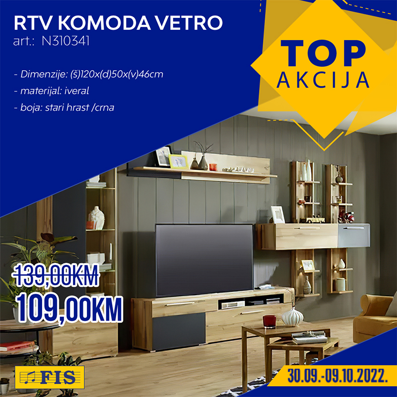 FIS TOP akcija SNIZENE CIJENE od 30.9. do 9.10.2022 11