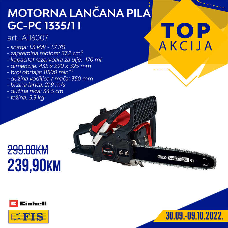 FIS TOP akcija SNIZENE CIJENE od 30.9. do 9.10.2022 5