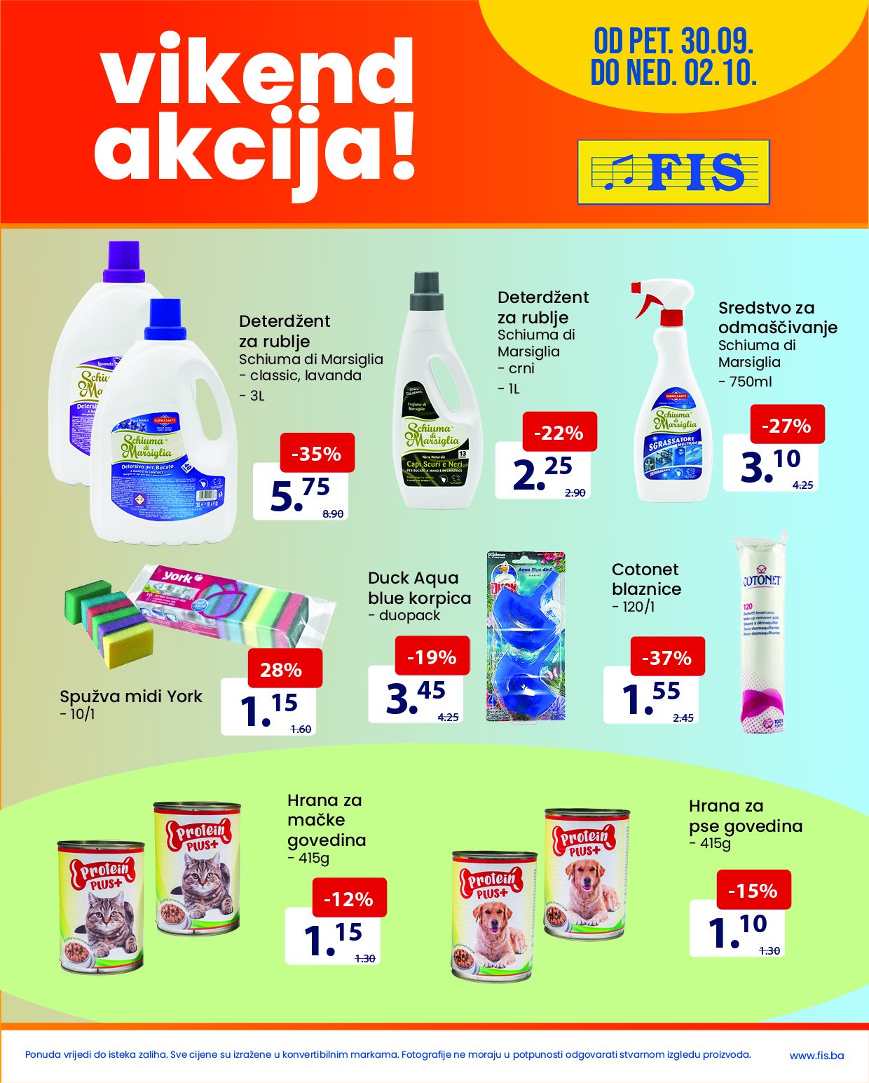 FIS vikend akcija NOVO snizenje od 30.9. do 2.10.2022 4 FIS vikend akcija NOVO snizenje od 30.9. do 2.10.2022 4