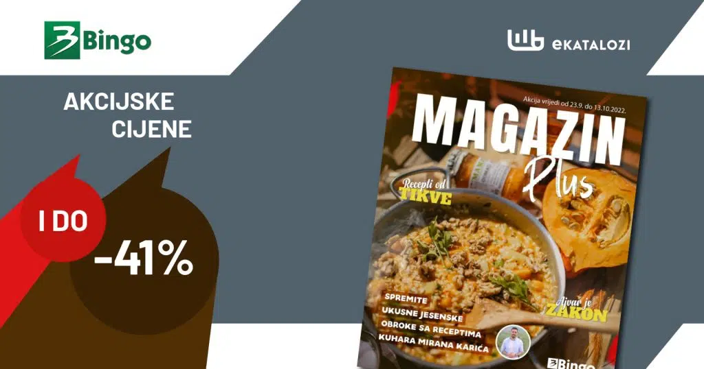 BINGO katalog MAGAZIN PLUS Spetembar i Oktobar 2022 ekatalozi.com SUPER akcija 23.9. do 13.10.2022 (3)