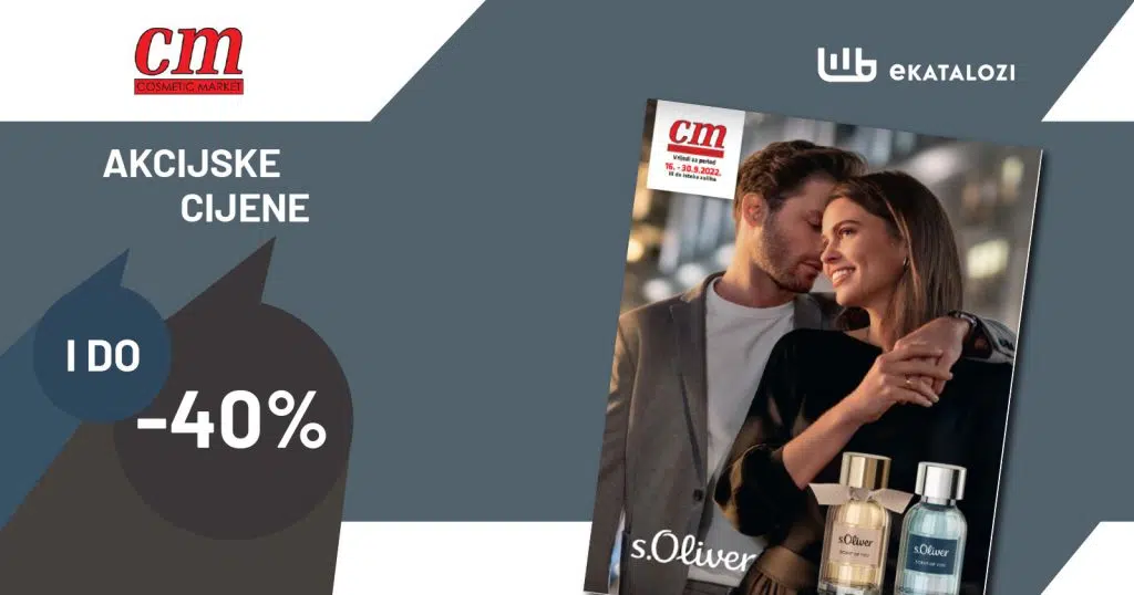 COSMETIC MARKET CM Katalog 【Sniženja do 40%】SEPTEMBAR 2022 super akcija od 18.9. do 30.9.2022.
