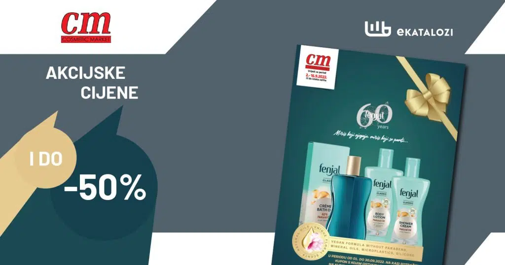 COSMETIC MARKET CM Katalog 【Sniženja do 50%】 SEPTEMBAR 2022 super ponuda di 16.9.2022.