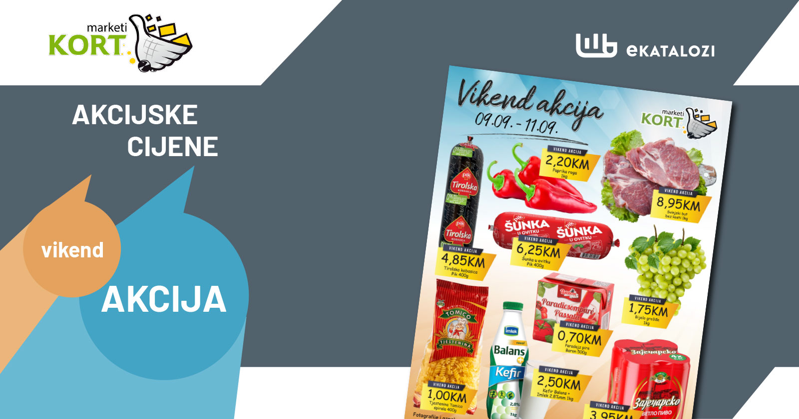KORT vikend akcija SEPTEMBAR 2022 ekatalozi.com super vikend od 9.9. do 11.9.2022 1