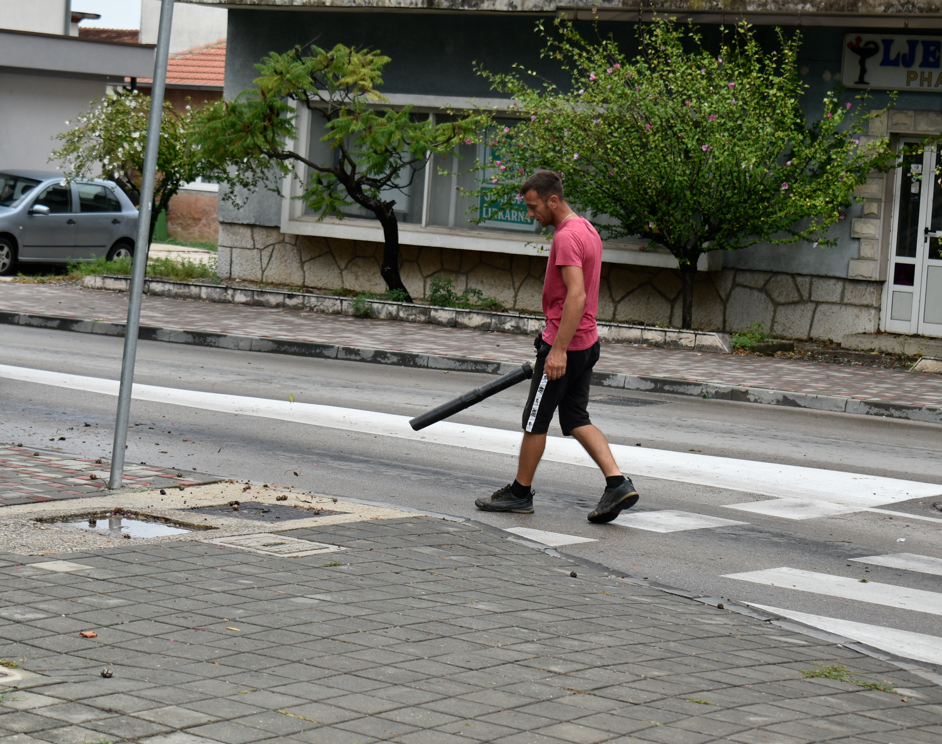 ljubuški: čišćenje ulica nakon nevremena