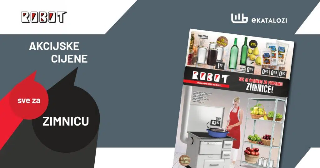 ROBOT katalog zimnica ▷【NOVO sniženje】 septembar i oktobar 2022 super akcija od 16.9. do 2.10.2022.