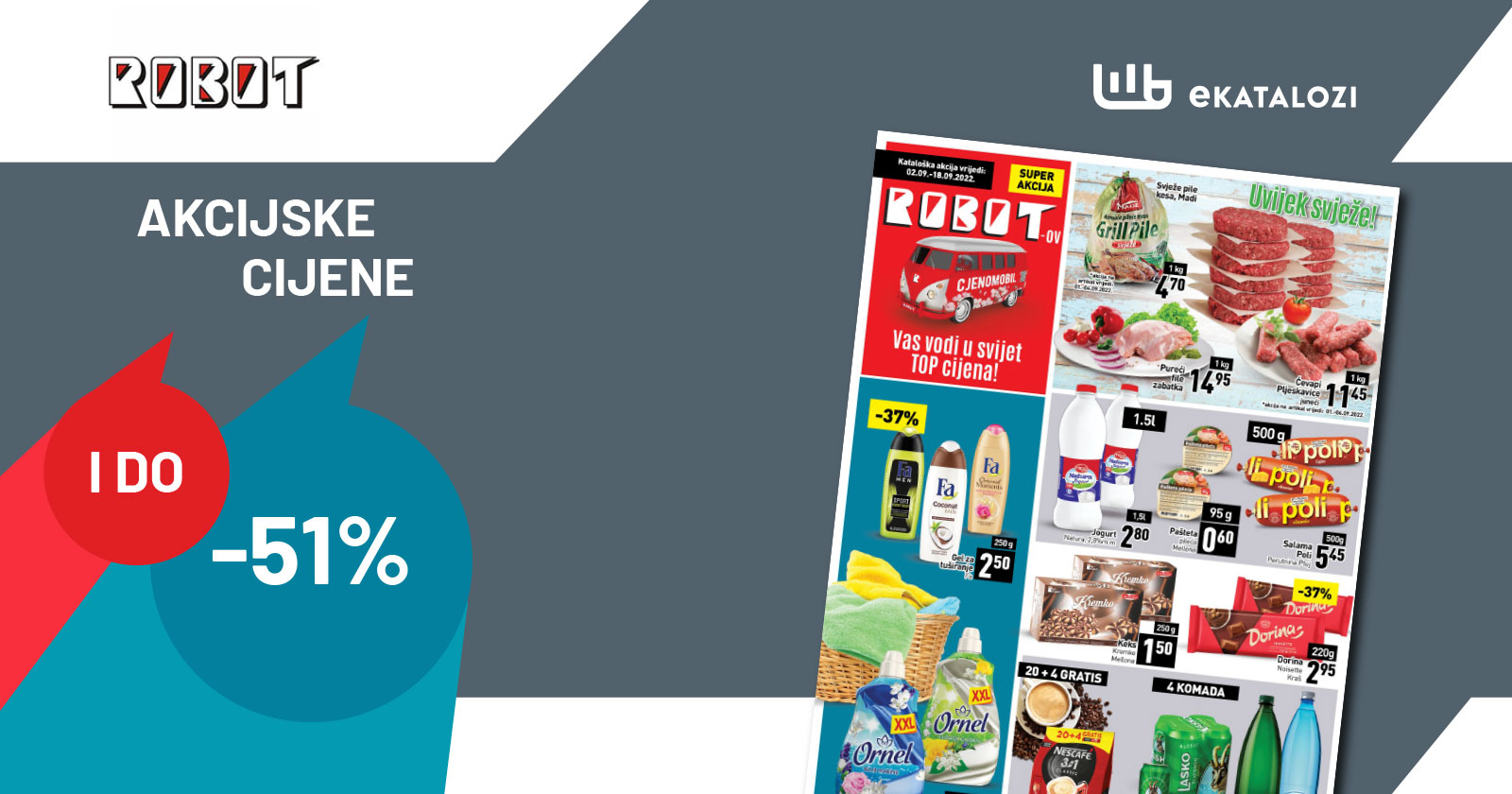 ROBOT katalog SEPTEMBAR 2022 ekatalozi.com najnovija ponuda od 2.9. do 18.9.2022 1