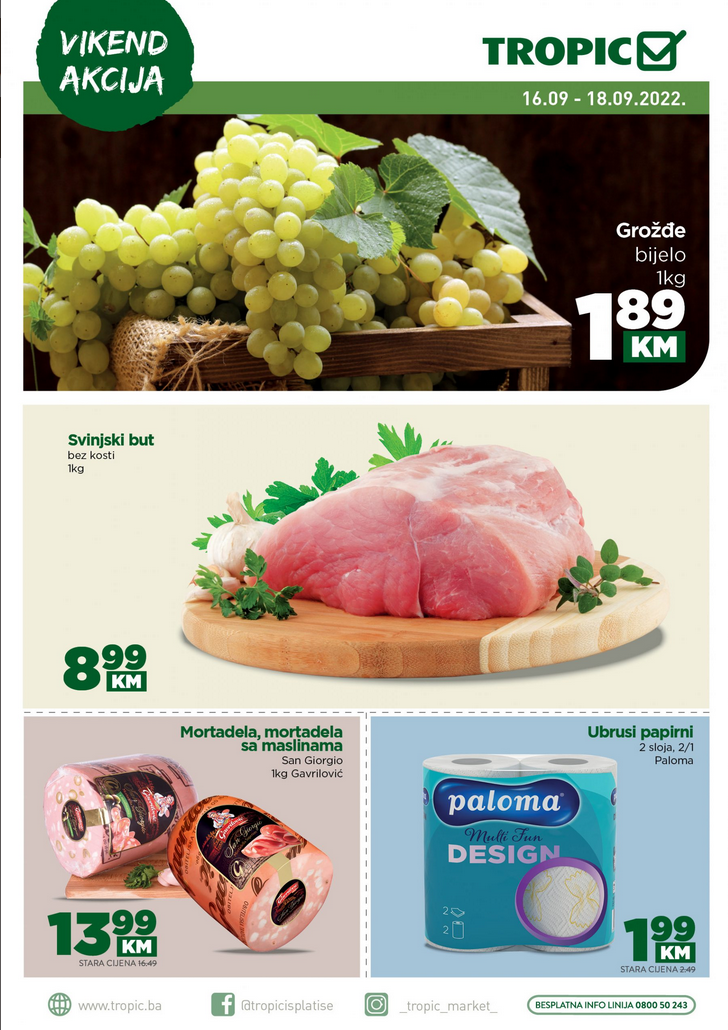 TROPIC vikend akcija SEPTEMBAR ekatalozi.com 2022 super cene od 16.9. do 18.9 TROPIC vikend akcija SEPTEMBAR ekatalozi.com 2022 super cene od 16.9. do 18.9