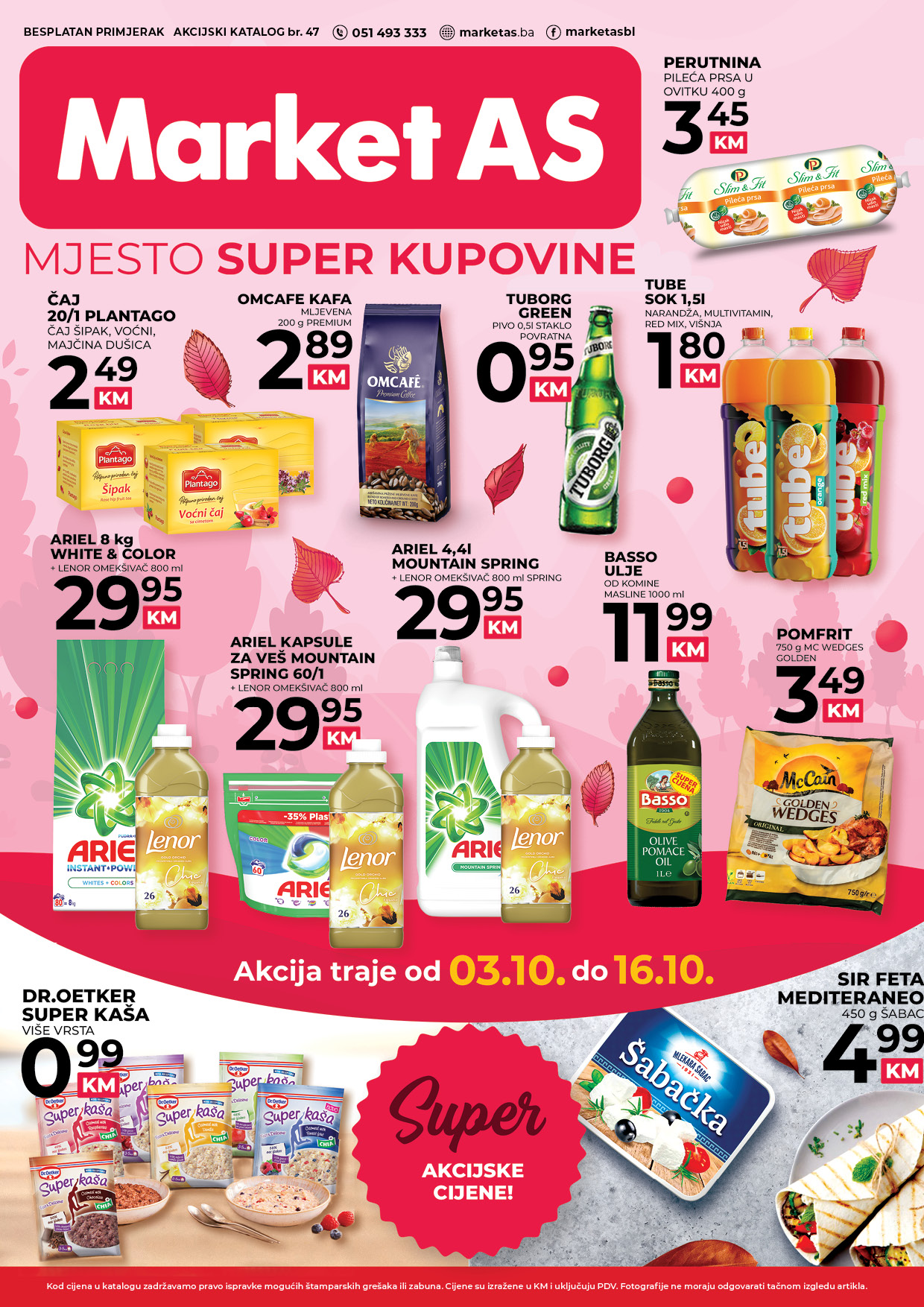 MARKET AS katalog OKTOBAR 2022 nova ponuda od 3.10. do 16.10.2022 1