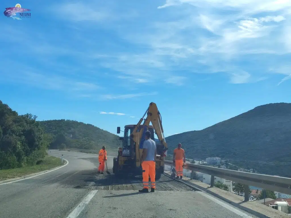 Vozači oprez: Radovi na magistralnoj cesti u smjeru Dubrovnika